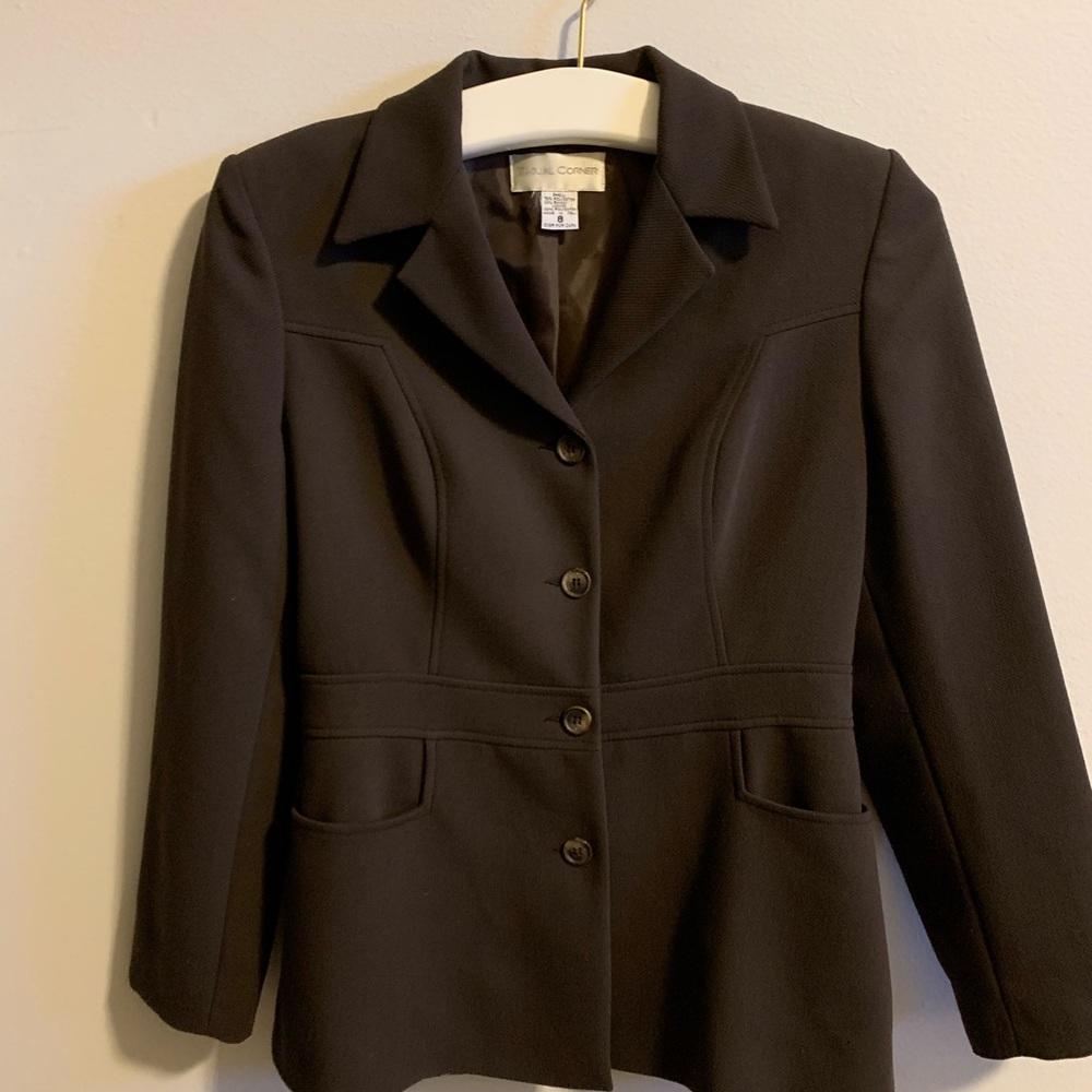 Casual corner size 8 brown blazer